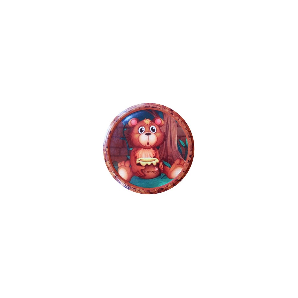 82mm Twist-Off Lid (Cartoon Bear 2)