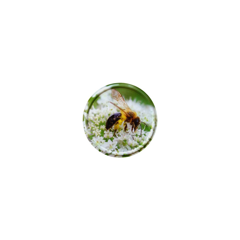 82mm Twist-Off Lid (Flower & Bee 4)