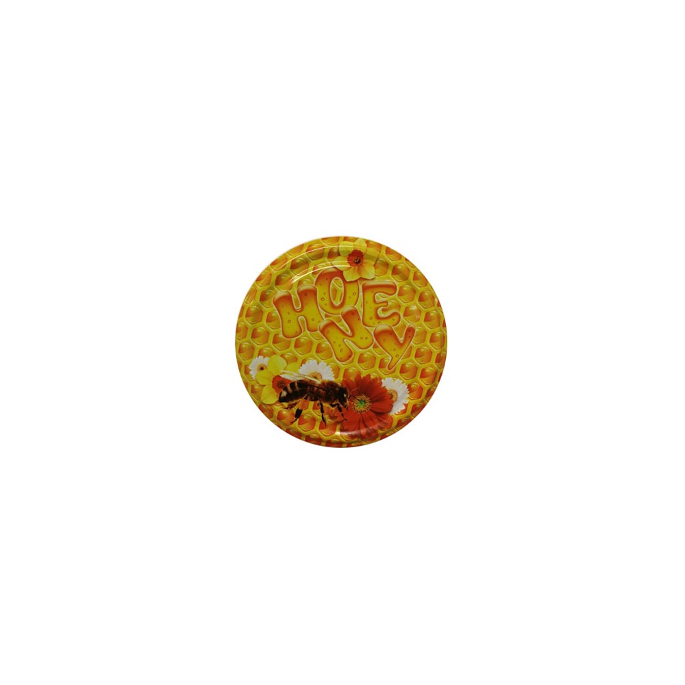 82mm Twist-Off Lid (Honey & Bee)