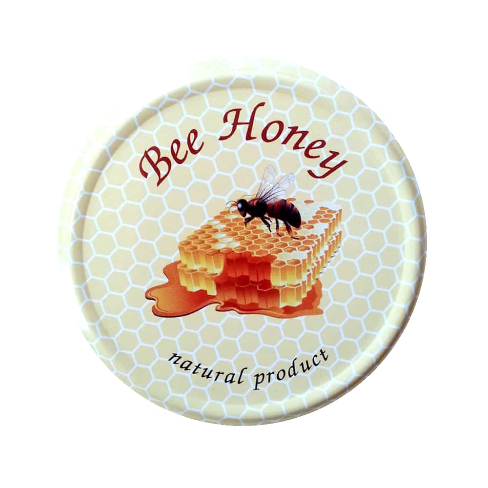 82mm Twist-Off Lid (Stylish Bee Comb)