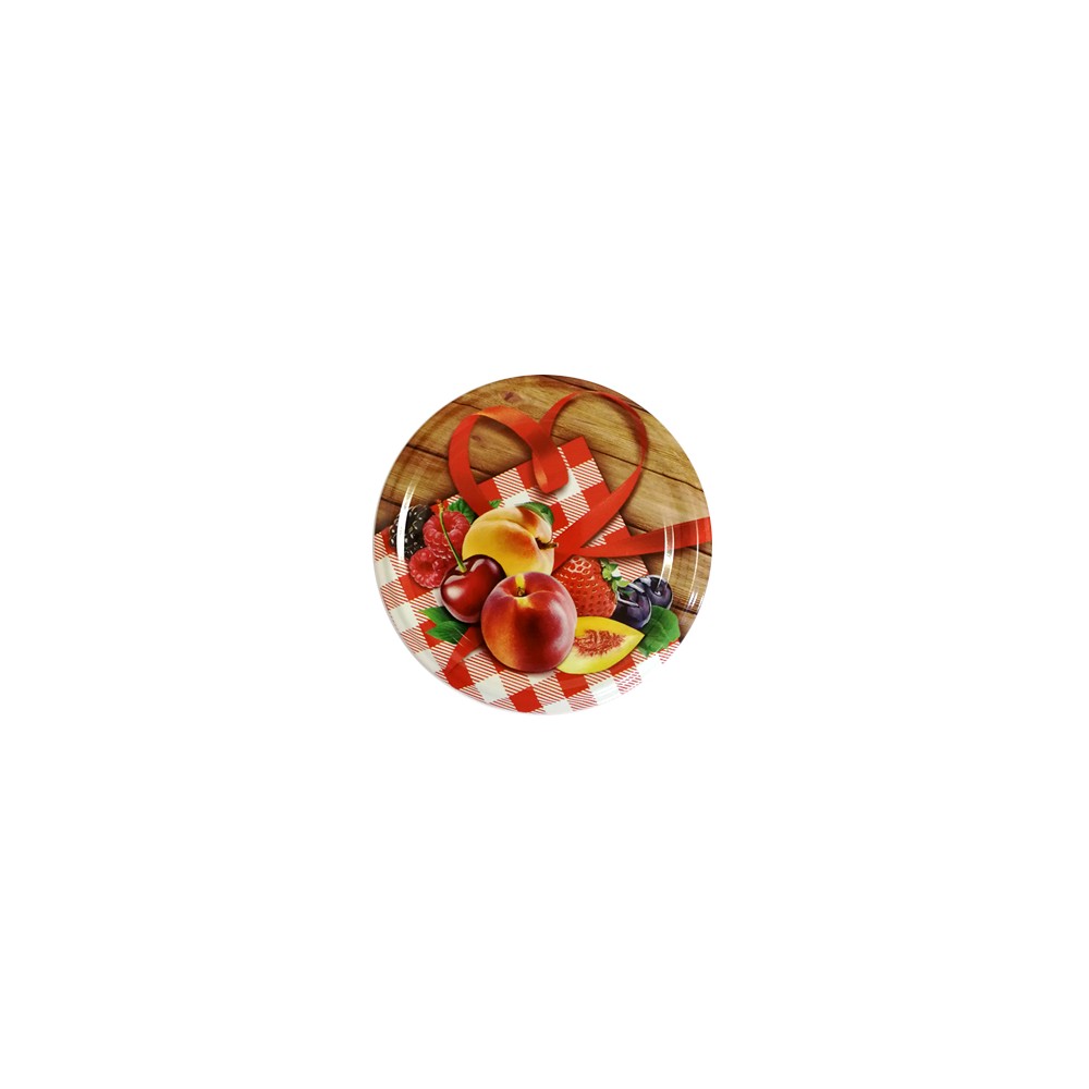 82mm Twist-Off Lid (Fruit & Heart)