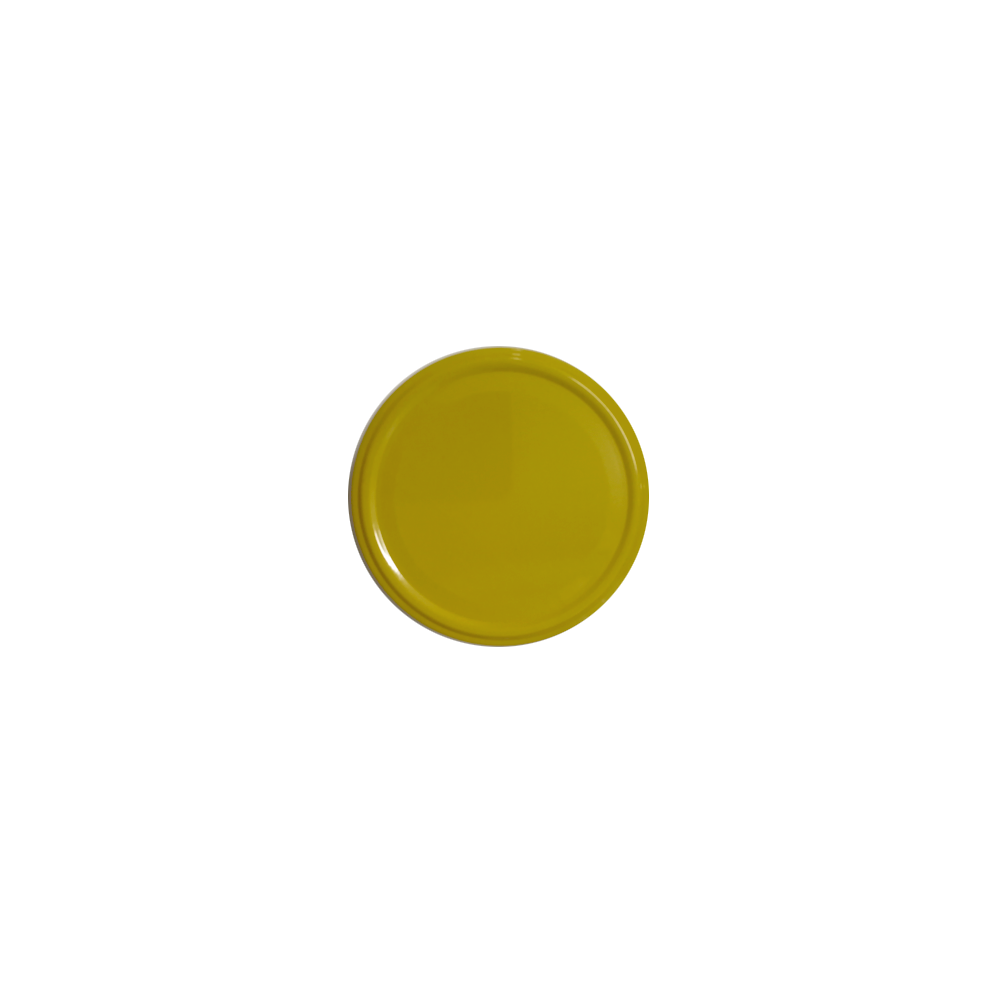 82mm Twist-Off Lid (Yellow Plain)